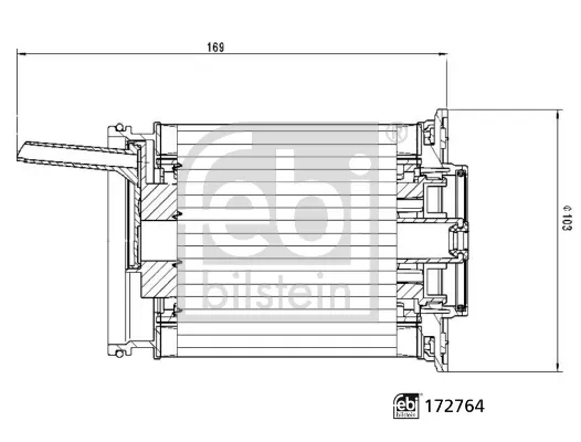 Filtr paliwa 172764 Febi