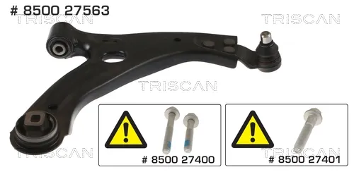 Wahacz zawieszenia przedniego dolny prawy Volvo XC40 536