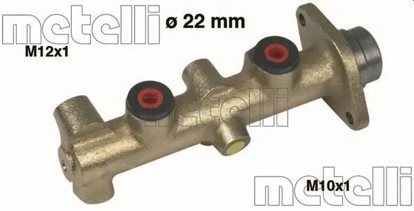 Główny cylinder hamulców 050096 Metelli