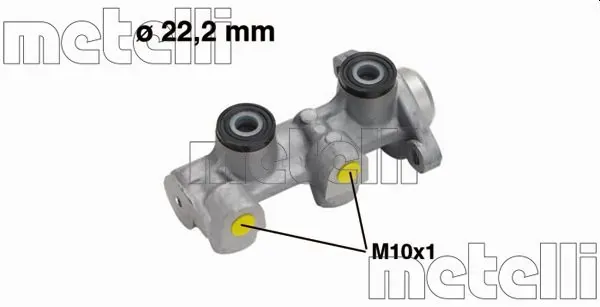 Główny cylinder hamulców 050511 Metelli