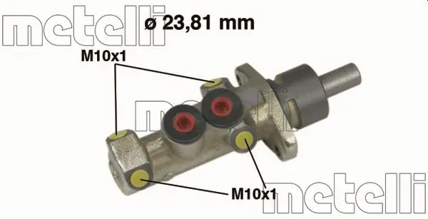 Główny cylinder hamulców 050299 Metelli