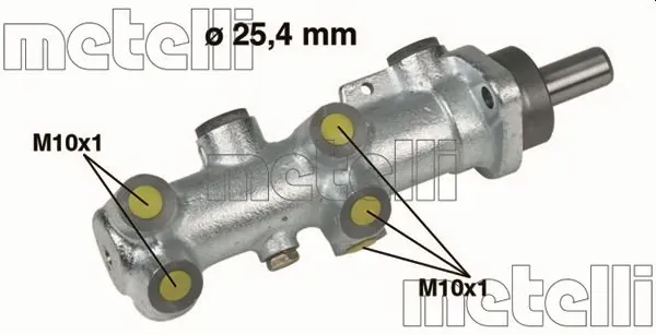 Główny cylinder hamulców 050239 Metelli