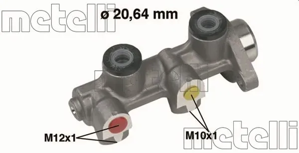 Główny cylinder hamulców 050190 Metelli