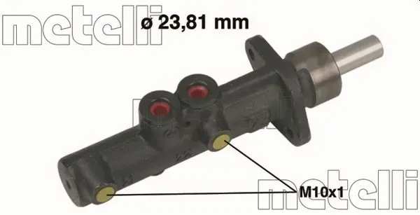 Główny cylinder hamulców 050308 Metelli