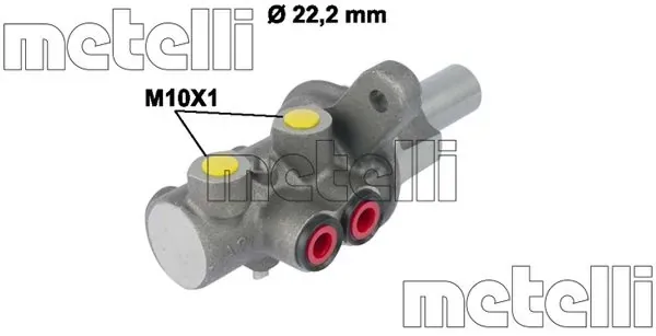 Główny cylinder hamulców 050730 Metelli