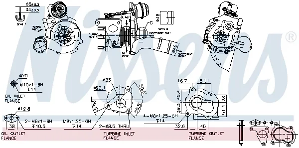 Turbina do Opel Vivaro A F7