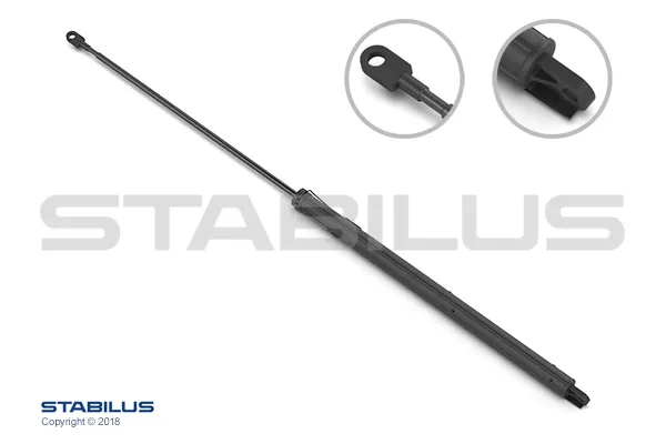 Amortyzator maski lewy = siłownik maski lewy 6203BA Stabilus
