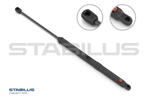 Amortyzator maski lewy = siłownik maski lewy 3477XW Stabilus
