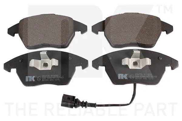 Klocki hamulcowe przednie tarczowe 224770 NK