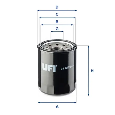 Filtr oleju 2365200 UFI