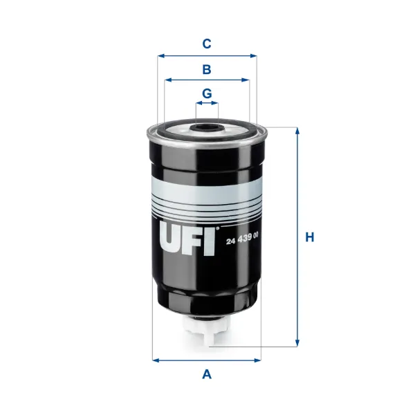 Filtr paliwa 2443900 UFI