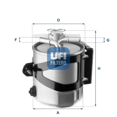 Filtr paliwa 5543000 UFI