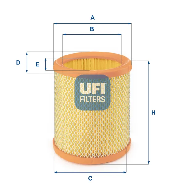 Filtr powietrza 2719600 UFI