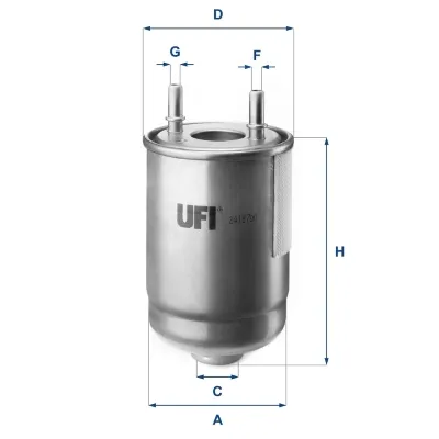 Filtr paliwa 2418700 UFI
