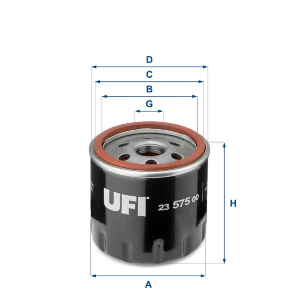 Filtr oleju 2357500 UFI