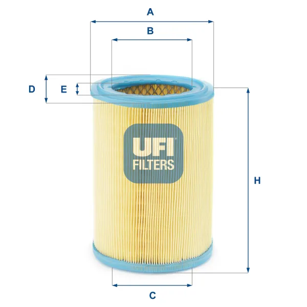 Filtr powietrza 2725200 UFI