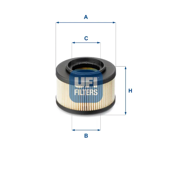 Filtr paliwa 2601300 UFI