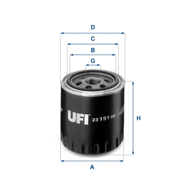 Filtr oleju 2319100 UFI