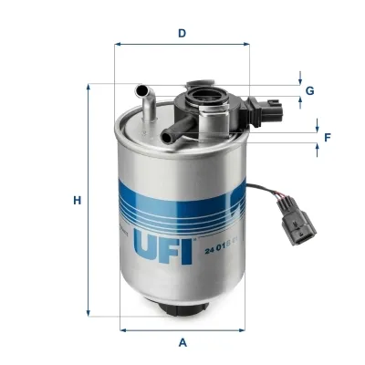 Filtr paliwa 2401801 UFI