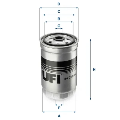 Filtr paliwa 2401200 UFI