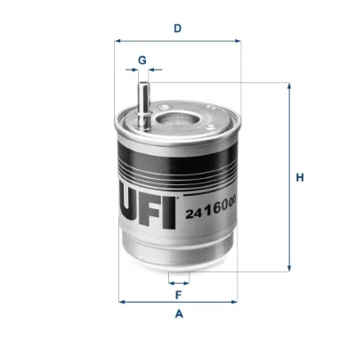 Filtr paliwa 2416000 UFI