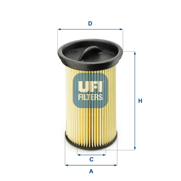 Filtr paliwa 2600500 UFI