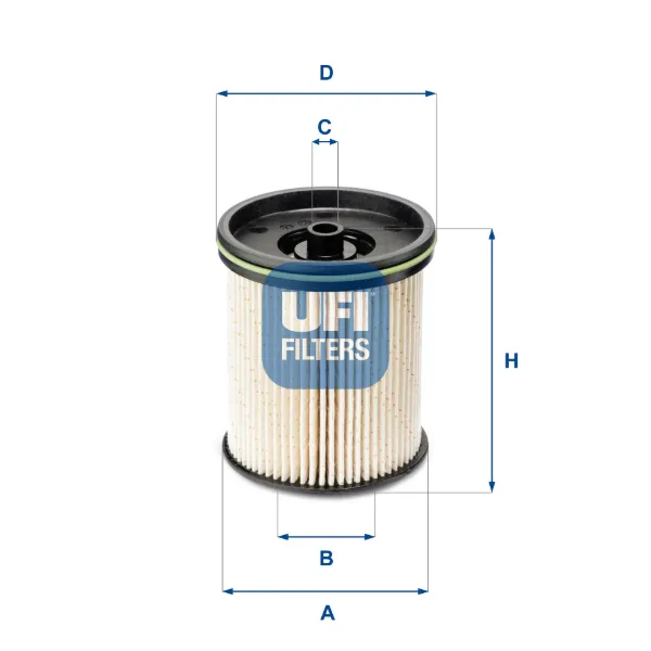 Filtr paliwa 2612200 UFI