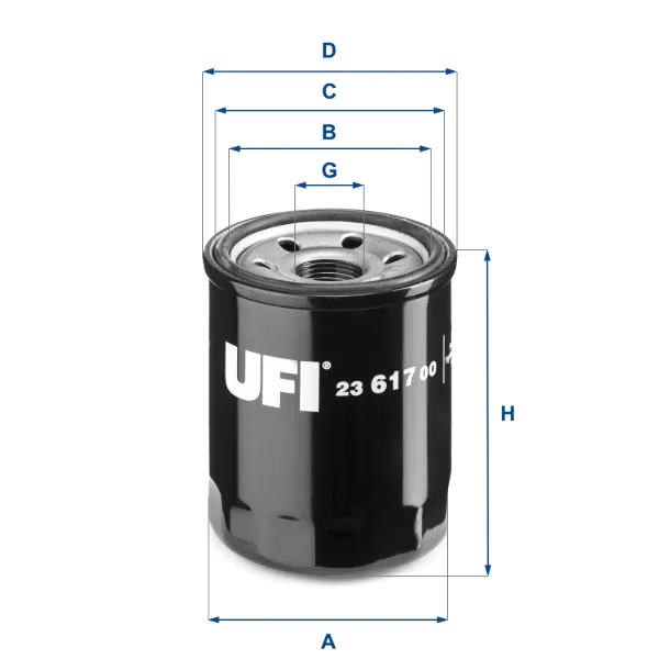 Filtr oleju 2361700 UFI