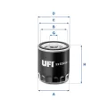 Filtr oleju 2363200 UFI