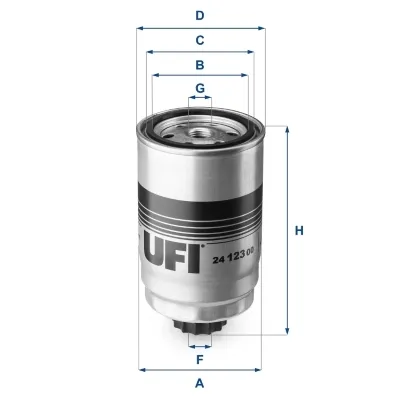 Filtr paliwa 2412300 UFI