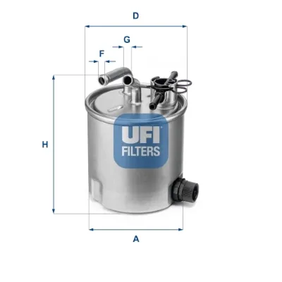Filtr paliwa 5539400 UFI