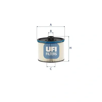 Filtr paliwa 2619500 UFI