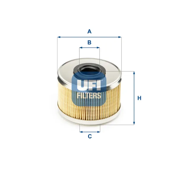 Filtr paliwa 2668600 UFI