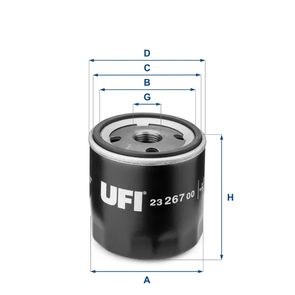 Filtr oleju 2326700 UFI