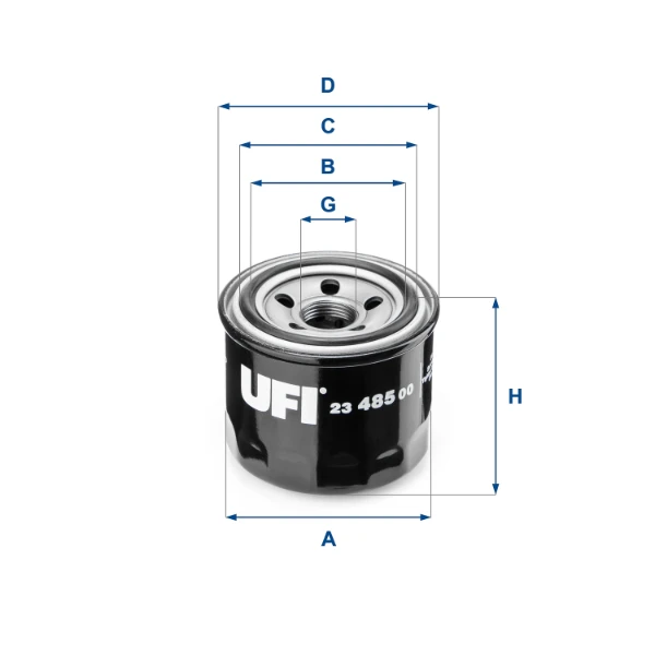 23.485.00 UFI filtr oleju
