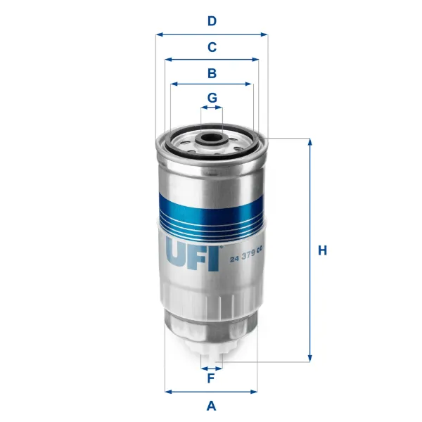 Filtr paliwa 2437900 UFI