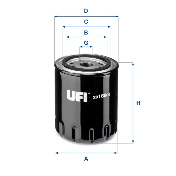 Filtr oleju 2318900 UFI