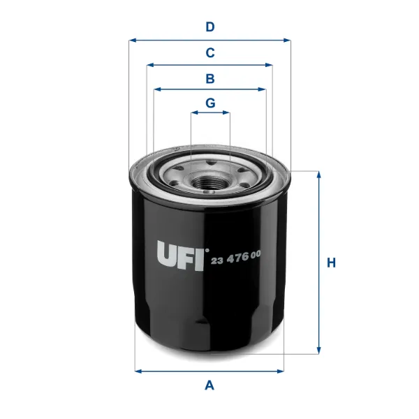 Filtr oleju 2347600 UFI