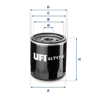 Filtr oleju 2371700 UFI