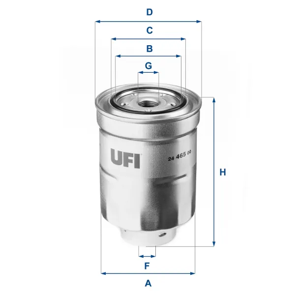 Filtr paliwa 2446500 UFI