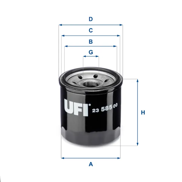 Filtr oleju 2358500 UFI