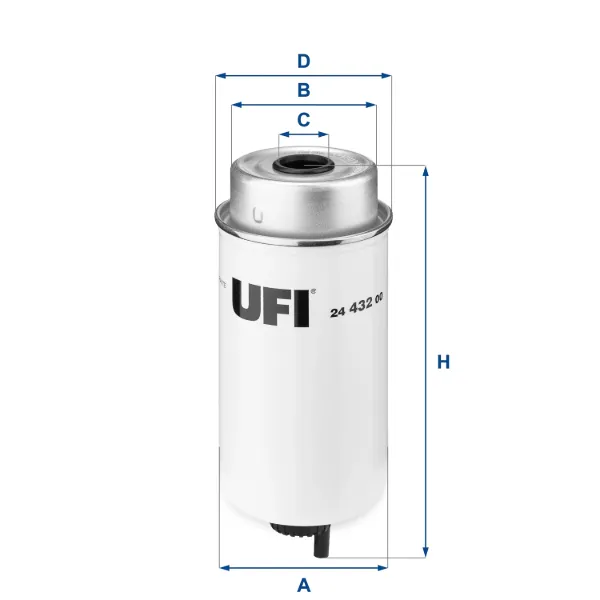 Filtr paliwa 2443200 UFI
