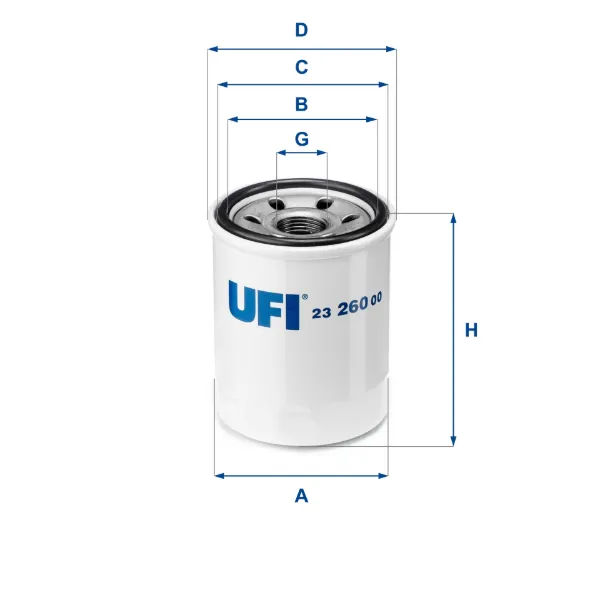 Filtr oleju 2326000 UFI