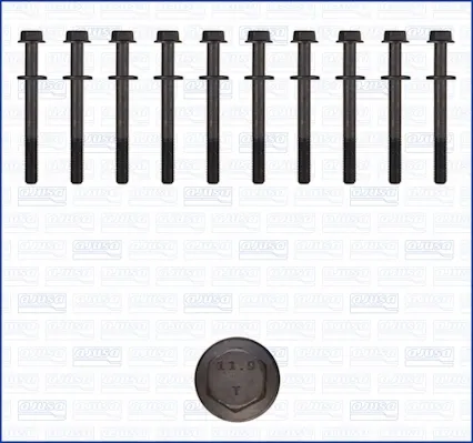 Śruba głowicy cylindrów 81057100 Ajusa