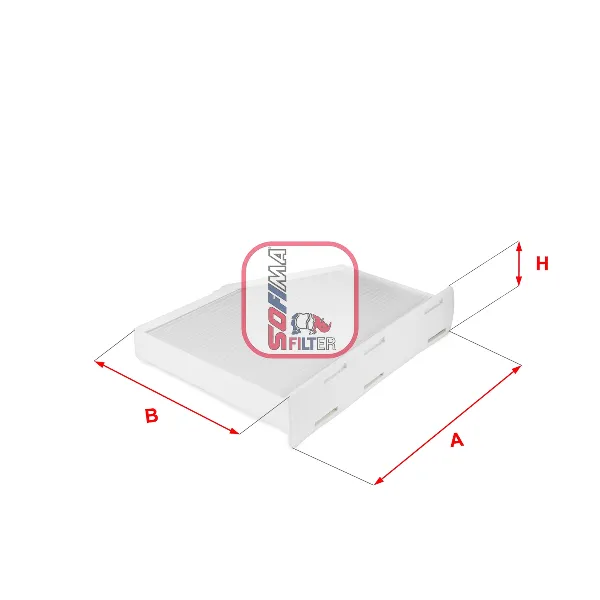 Filtr kabiny S3148C Sofima