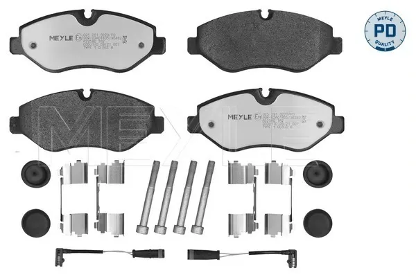 Klocki hamulcowe przednie tarczowe 1639375580 Peugeot/Citroen
