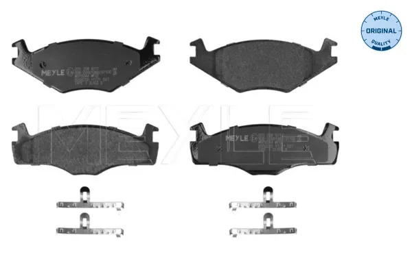 Klocki hamulcowe przednie tarczowe 1617248080 Peugeot/Citroen