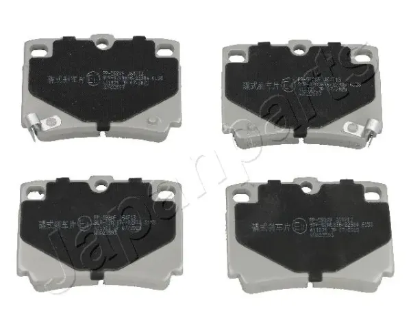 Okładziny (klocki) do hamulców tarczowych tylne PP592AF Japan Parts