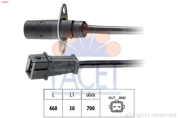 Czujnik położenia wału korbowego Fiat Uno 146A