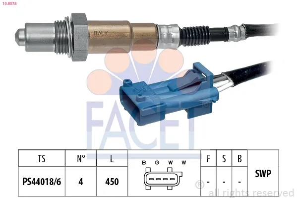 Sonda lambda czujnik tlenu po katalizatorze 7548961 BMW